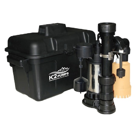 K2 Pumps Compact Primary and Backup Pump System SPC03301K